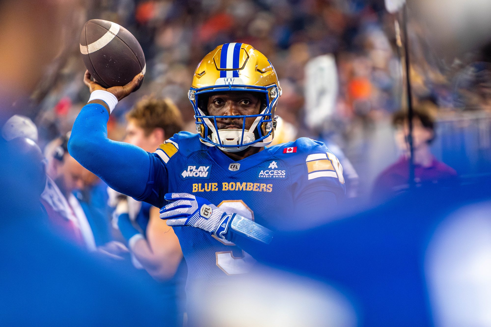 Football action photography